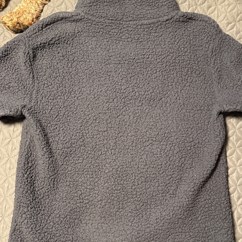 PINK Victoria's Secret Charcoal Fleece Sweatshirt - Picture 7 of 9